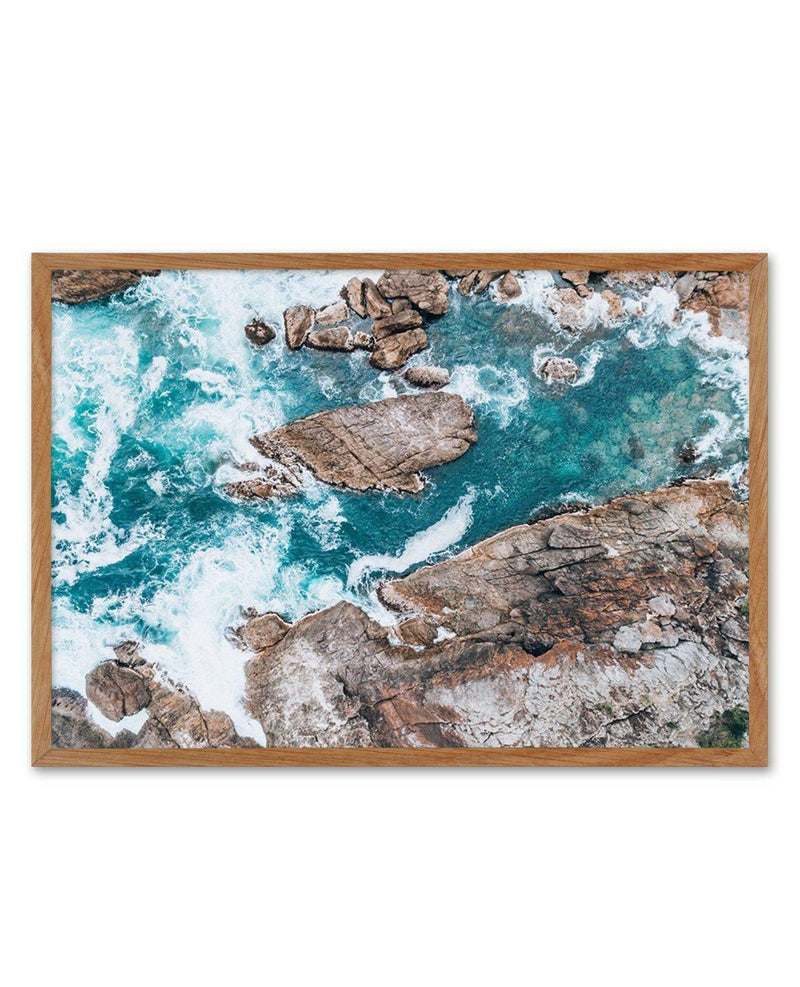 Kianinny Bay III | Tathra Art Print-PRINT-Olive et Oriel-Olive et Oriel-50x70 cm | 19.6" x 27.5"-Walnut-With White Border-Buy-Australian-Art-Prints-Online-with-Olive-et-Oriel-Your-Artwork-Specialists-Austrailia-Decorate-With-Coastal-Photo-Wall-Art-Prints-From-Our-Beach-House-Artwork-Collection-Fine-Poster-and-Framed-Artwork
