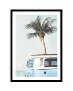 Kombi (Select Your colour) Art Print-PRINT-Olive et Oriel-Olive et Oriel-A4 | 8.3" x 11.7" | 21 x 29.7cm-Black-With White Border-Buy-Australian-Art-Prints-Online-with-Olive-et-Oriel-Your-Artwork-Specialists-Austrailia-Decorate-With-Coastal-Photo-Wall-Art-Prints-From-Our-Beach-House-Artwork-Collection-Fine-Poster-and-Framed-Artwork