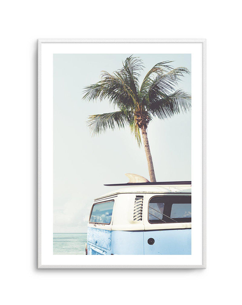 Kombi (Select Your colour) Art Print-PRINT-Olive et Oriel-Olive et Oriel-A4 | 8.3" x 11.7" | 21 x 29.7cm-Unframed Art Print-With White Border-Buy-Australian-Art-Prints-Online-with-Olive-et-Oriel-Your-Artwork-Specialists-Austrailia-Decorate-With-Coastal-Photo-Wall-Art-Prints-From-Our-Beach-House-Artwork-Collection-Fine-Poster-and-Framed-Artwork