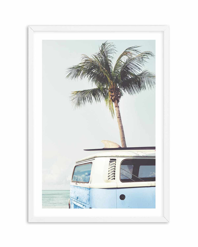 Kombi (Select Your colour) Art Print-PRINT-Olive et Oriel-Olive et Oriel-A4 | 8.3" x 11.7" | 21 x 29.7cm-White-With White Border-Buy-Australian-Art-Prints-Online-with-Olive-et-Oriel-Your-Artwork-Specialists-Austrailia-Decorate-With-Coastal-Photo-Wall-Art-Prints-From-Our-Beach-House-Artwork-Collection-Fine-Poster-and-Framed-Artwork