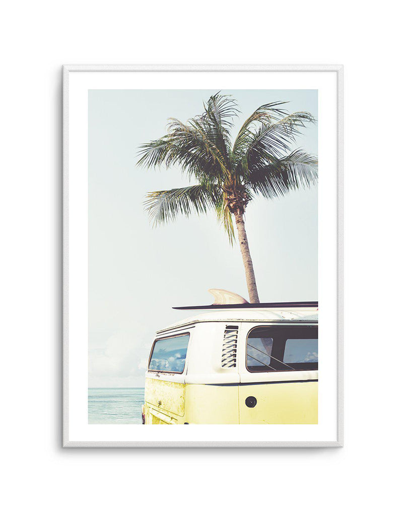 Kombi (Select Your colour) Art Print-PRINT-Olive et Oriel-Olive et Oriel-Buy-Australian-Art-Prints-Online-with-Olive-et-Oriel-Your-Artwork-Specialists-Austrailia-Decorate-With-Coastal-Photo-Wall-Art-Prints-From-Our-Beach-House-Artwork-Collection-Fine-Poster-and-Framed-Artwork