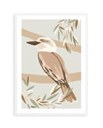 Cool as a KookaburraArt Print-PRINT-Olive et Oriel-Kristin-A5 | 5.8" x 8.3" | 14.8 x 21cm-White-With White Border-Buy-Australian-Art-Prints-Online-with-Olive-et-Oriel-Your-Artwork-Specialists-Austrailia-Decorate-With-Coastal-Photo-Wall-Art-Prints-From-Our-Beach-House-Artwork-Collection-Fine-Poster-and-Framed-Artwork