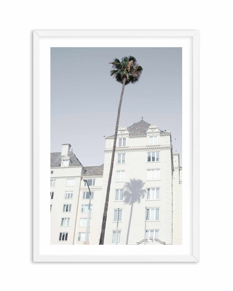 LA City Palm Art Print-PRINT-Olive et Oriel-Olive et Oriel-A4 | 8.3" x 11.7" | 21 x 29.7cm-White-With White Border-Buy-Australian-Art-Prints-Online-with-Olive-et-Oriel-Your-Artwork-Specialists-Austrailia-Decorate-With-Coastal-Photo-Wall-Art-Prints-From-Our-Beach-House-Artwork-Collection-Fine-Poster-and-Framed-Artwork