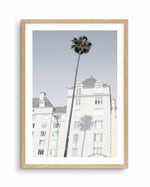 LA City Palm Art Print-PRINT-Olive et Oriel-Olive et Oriel-A4 | 8.3" x 11.7" | 21 x 29.7cm-Oak-With White Border-Buy-Australian-Art-Prints-Online-with-Olive-et-Oriel-Your-Artwork-Specialists-Austrailia-Decorate-With-Coastal-Photo-Wall-Art-Prints-From-Our-Beach-House-Artwork-Collection-Fine-Poster-and-Framed-Artwork
