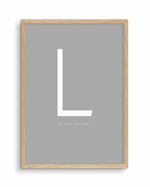 L is for Laundry Art Print-PRINT-Olive et Oriel-Olive et Oriel-A4 | 8.3" x 11.7" | 21 x 29.7cm-Oak-With White Border-Buy-Australian-Art-Prints-Online-with-Olive-et-Oriel-Your-Artwork-Specialists-Austrailia-Decorate-With-Coastal-Photo-Wall-Art-Prints-From-Our-Beach-House-Artwork-Collection-Fine-Poster-and-Framed-Artwork