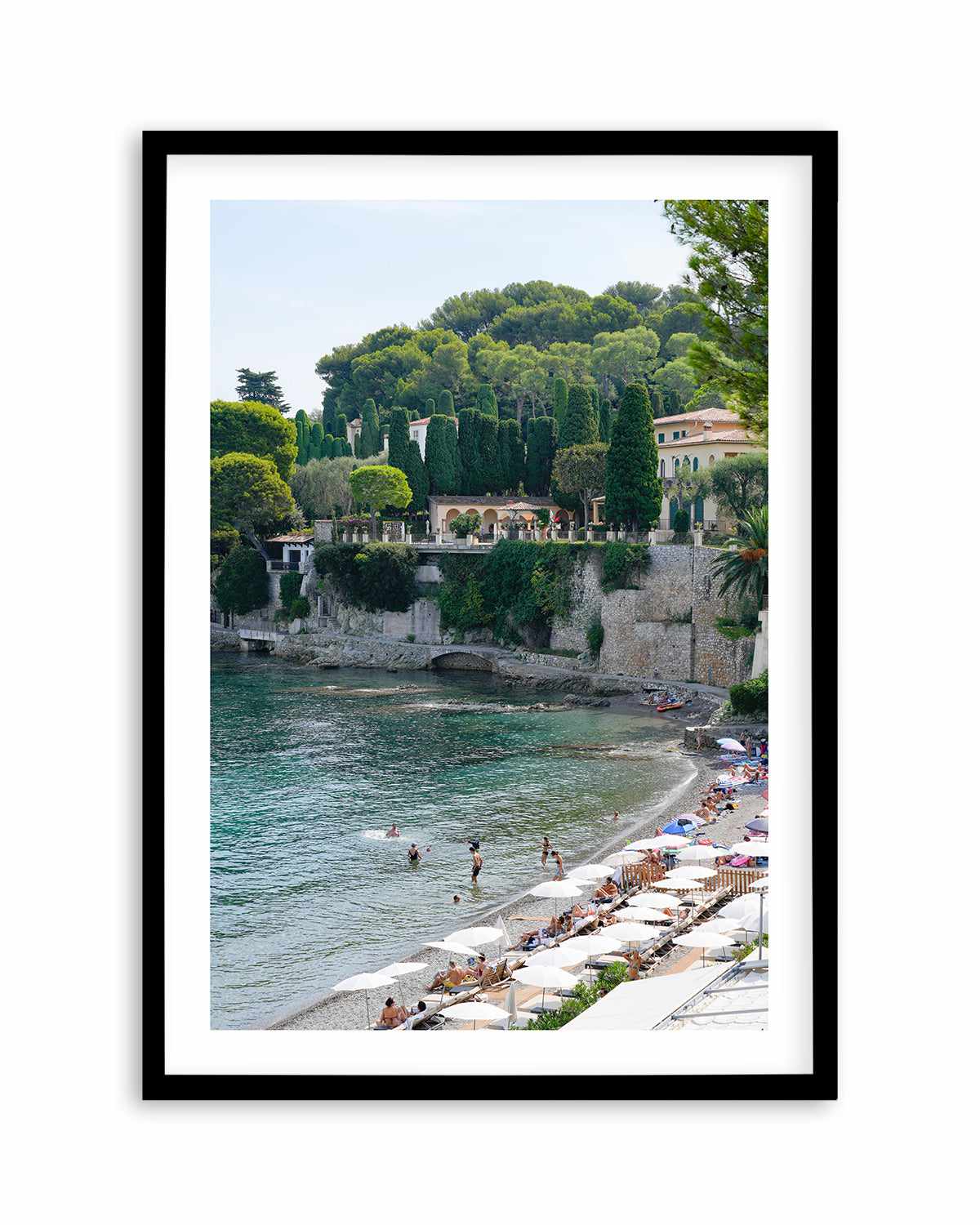 French Riviera by Kamalia Studio Art Print