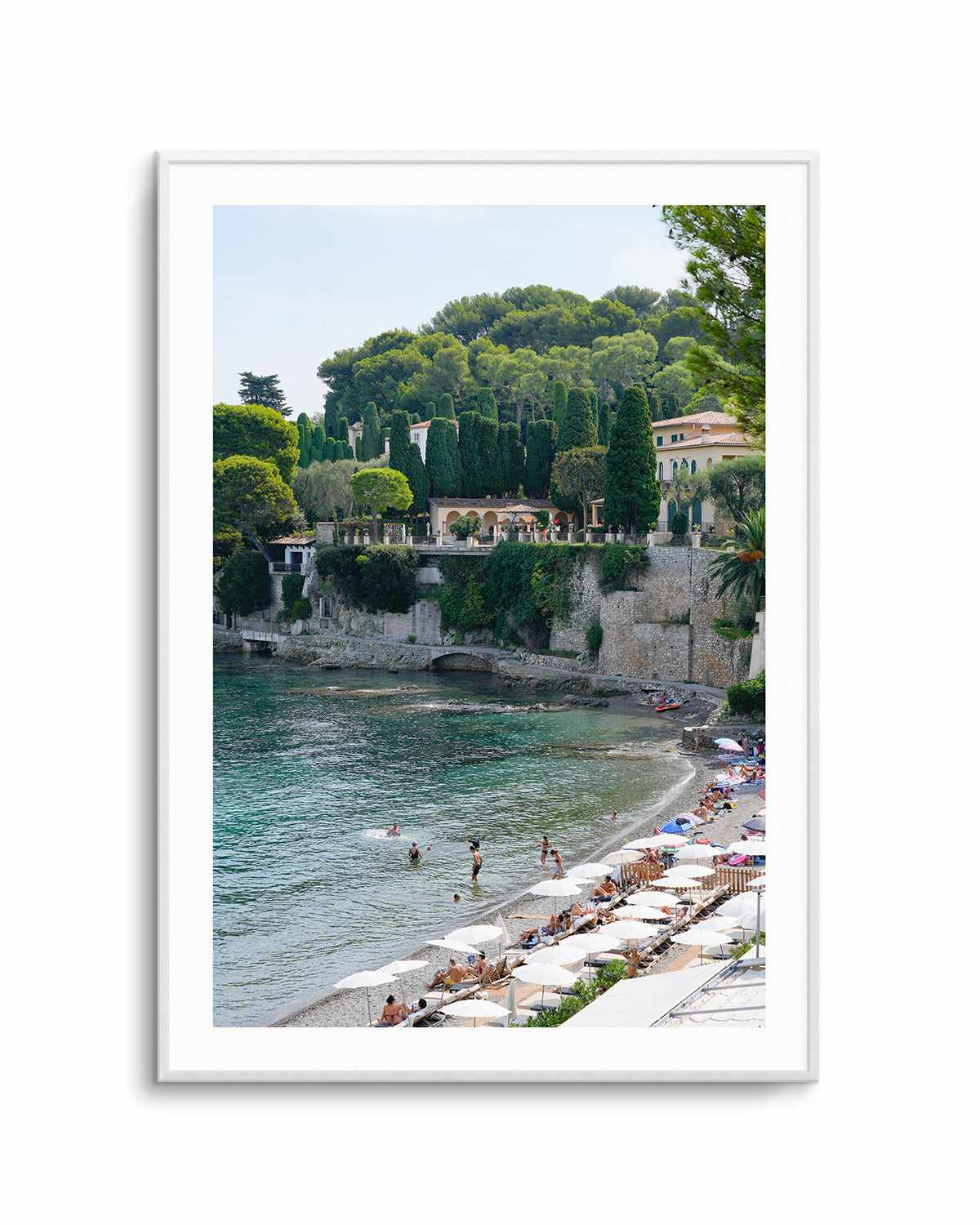 French Riviera by Kamalia Studio Art Print