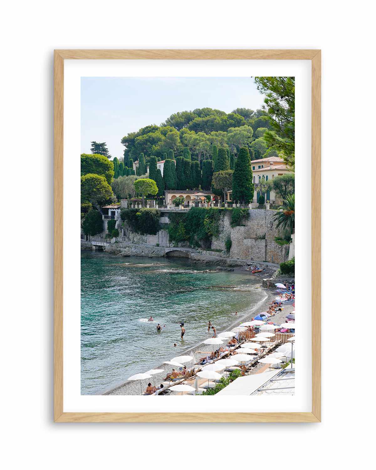 French Riviera by Kamalia Studio Art Print