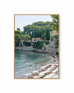 French Riviera by Kamalia Studio | Framed Canvas Art Print