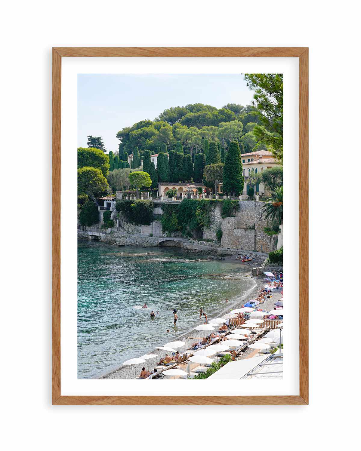 French Riviera by Kamalia Studio Art Print