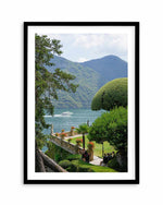 Lake Como Views by Kamalia Studio Art Print