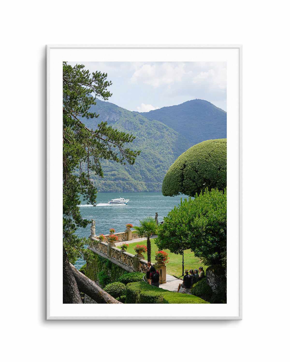 Lake Como Views by Kamalia Studio Art Print