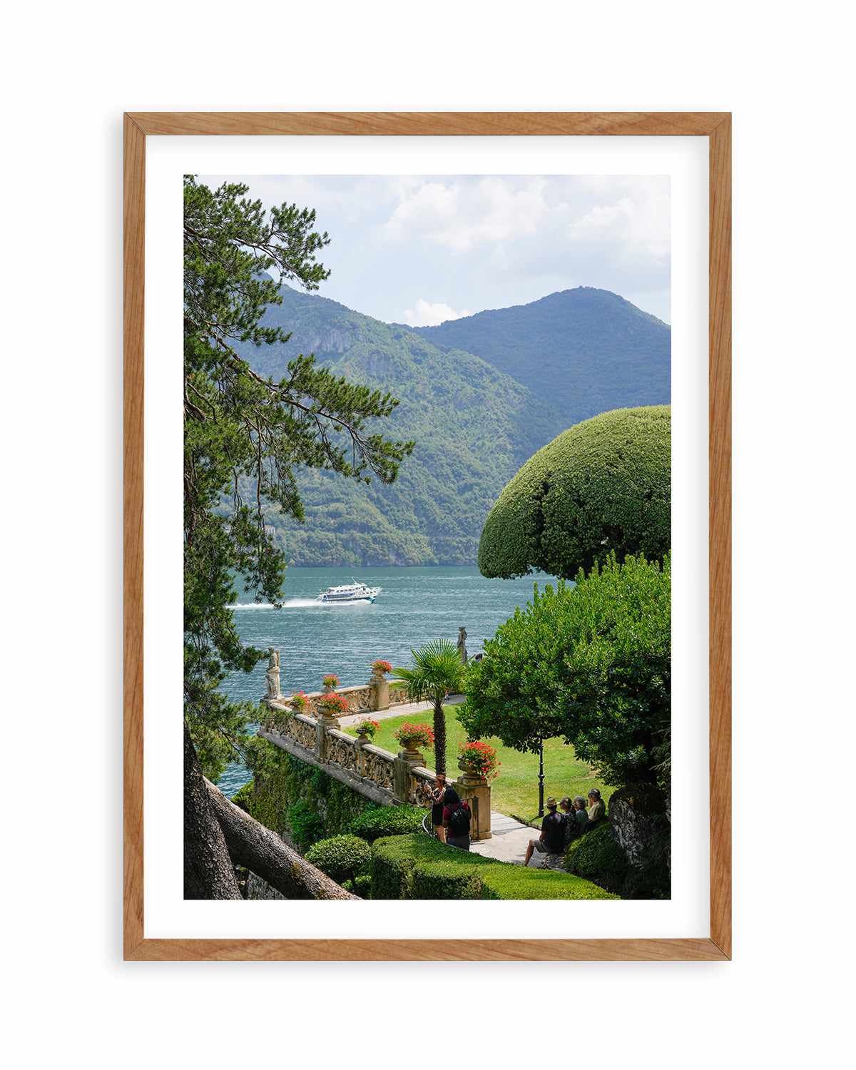 Lake Como Views by Kamalia Studio Art Print