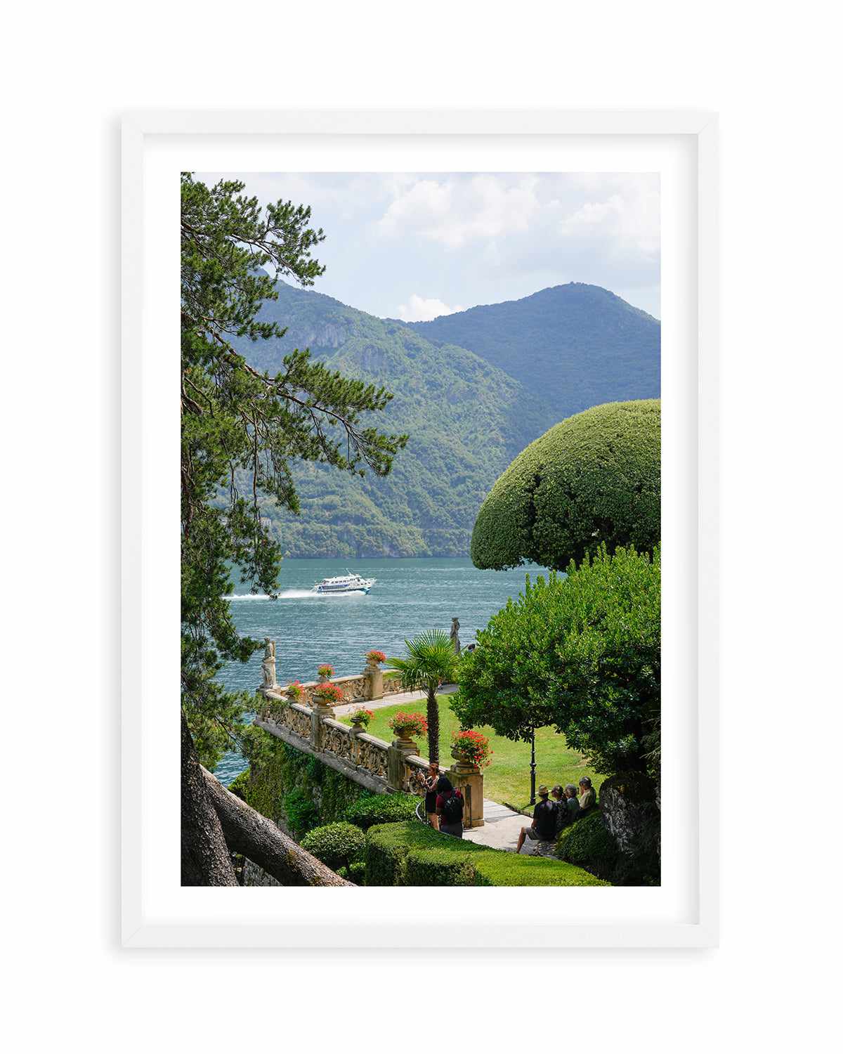 Lake Como Views by Kamalia Studio Art Print