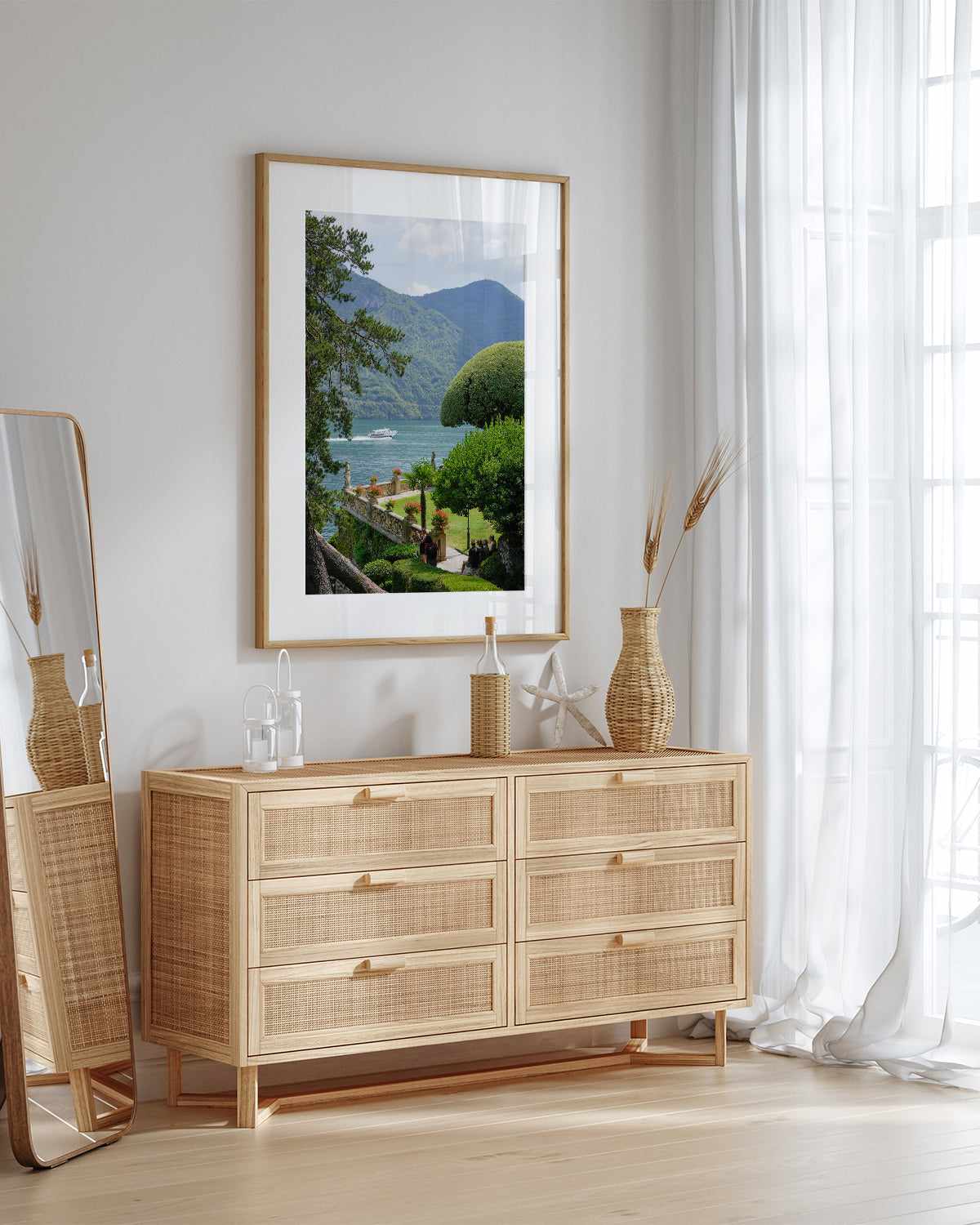 Lake Como Views by Kamalia Studio Art Print