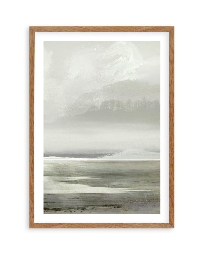 Lakes II by Dan Hobday Art Print-PRINT-Olive et Oriel-Dan Hobday-50x70 cm | 19.6" x 27.5"-Walnut-With White Border-Buy-Australian-Art-Prints-Online-with-Olive-et-Oriel-Your-Artwork-Specialists-Austrailia-Decorate-With-Coastal-Photo-Wall-Art-Prints-From-Our-Beach-House-Artwork-Collection-Fine-Poster-and-Framed-Artwork