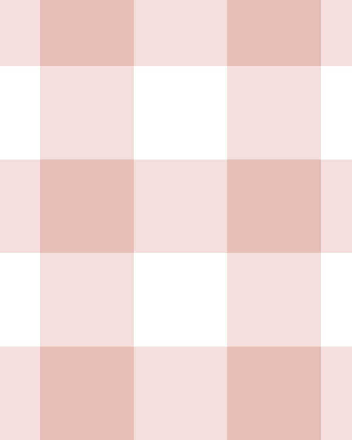 Large Gingham Check Rose Pink Wallpaper