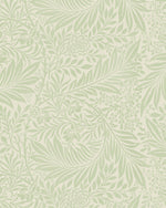 Larkspur in Sage Green by William Morris Wallpaper