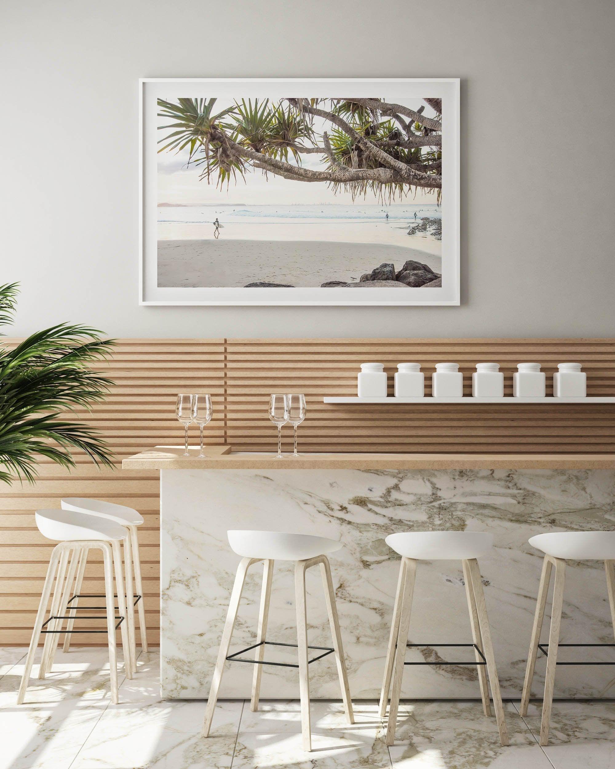 Last Surf, Snapper Rocks Art Print-PRINT-Olive et Oriel-Olive et Oriel-Buy-Australian-Art-Prints-Online-with-Olive-et-Oriel-Your-Artwork-Specialists-Austrailia-Decorate-With-Coastal-Photo-Wall-Art-Prints-From-Our-Beach-House-Artwork-Collection-Fine-Poster-and-Framed-Artwork