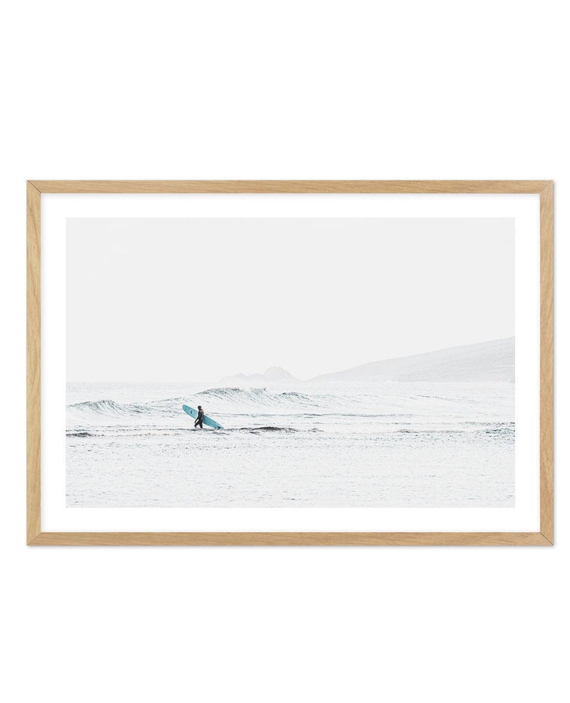 Late Surf | Yallingup Art Print-PRINT-Olive et Oriel-Olive et Oriel-A5 | 5.8" x 8.3" | 14.8 x 21cm-Oak-With White Border-Buy-Australian-Art-Prints-Online-with-Olive-et-Oriel-Your-Artwork-Specialists-Austrailia-Decorate-With-Coastal-Photo-Wall-Art-Prints-From-Our-Beach-House-Artwork-Collection-Fine-Poster-and-Framed-Artwork