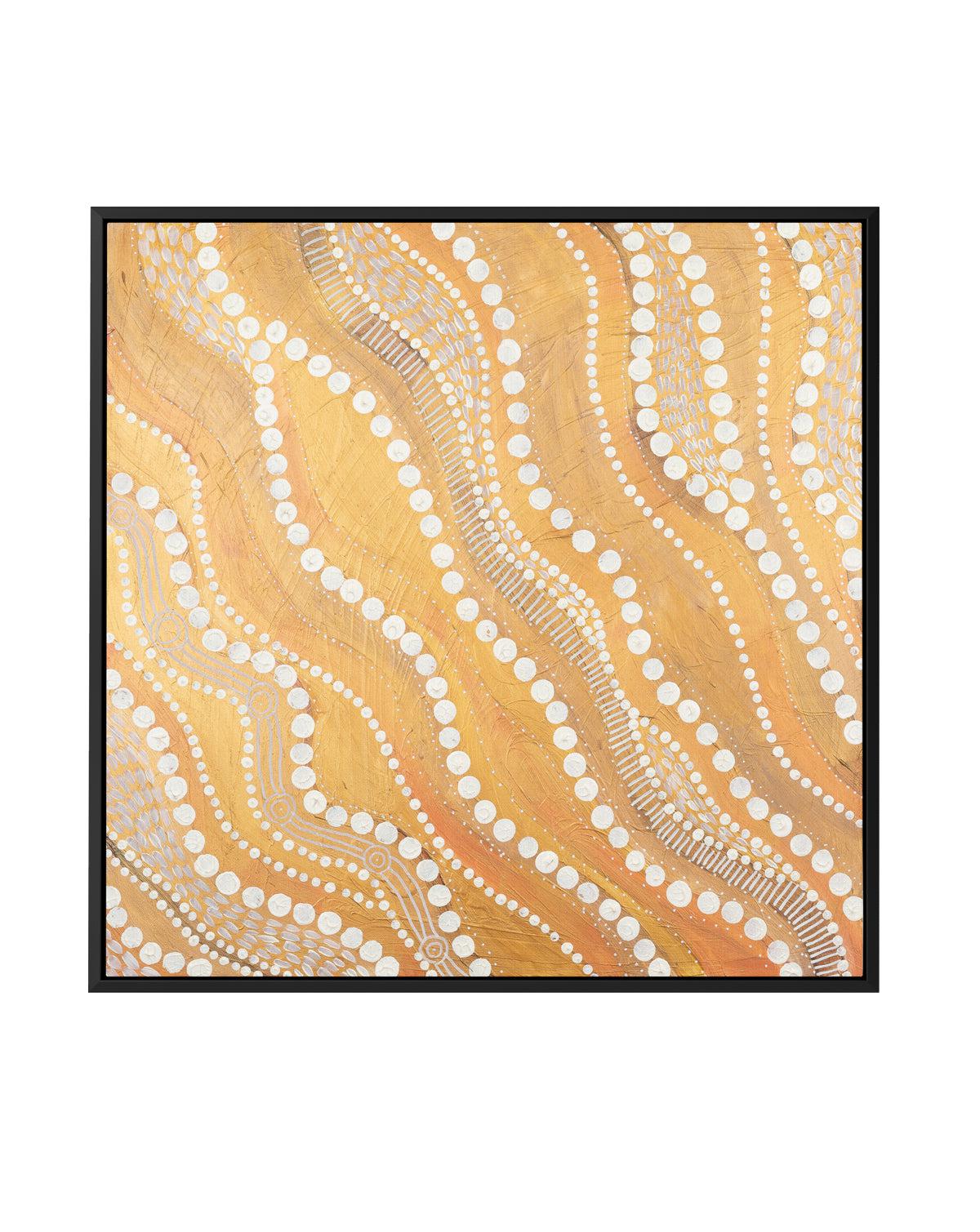 Layers by Mariah Sweetman | Framed Canvas Art Print