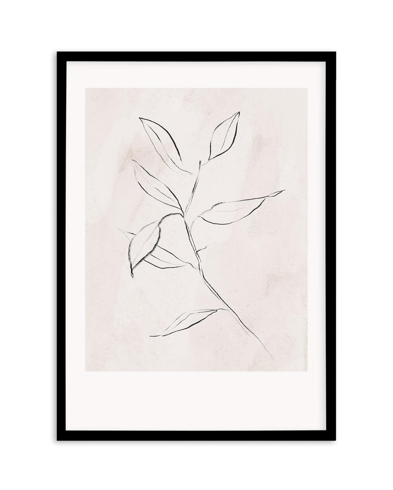 Le Jardin in Charcoal I Art Print-PRINT-Olive et Oriel-Olive et Oriel-A5 | 5.8" x 8.3" | 14.8 x 21cm-Black-With White Border-Buy-Australian-Art-Prints-Online-with-Olive-et-Oriel-Your-Artwork-Specialists-Austrailia-Decorate-With-Coastal-Photo-Wall-Art-Prints-From-Our-Beach-House-Artwork-Collection-Fine-Poster-and-Framed-Artwork