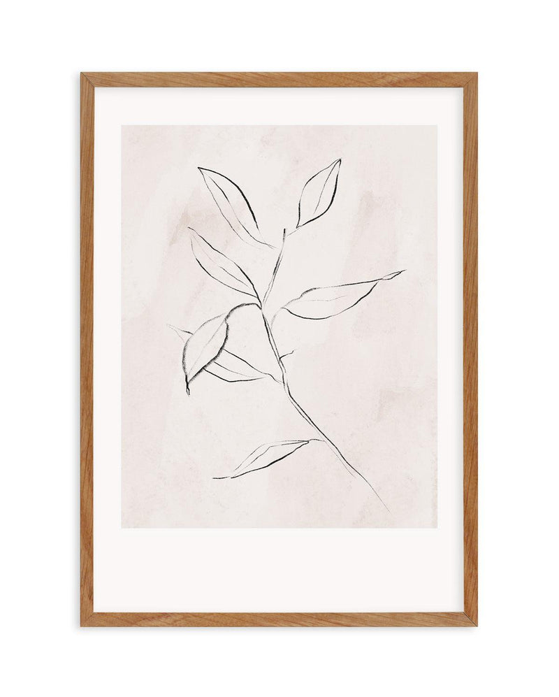 Le Jardin in Charcoal I Art Print-PRINT-Olive et Oriel-Olive et Oriel-50x70 cm | 19.6" x 27.5"-Walnut-With White Border-Buy-Australian-Art-Prints-Online-with-Olive-et-Oriel-Your-Artwork-Specialists-Austrailia-Decorate-With-Coastal-Photo-Wall-Art-Prints-From-Our-Beach-House-Artwork-Collection-Fine-Poster-and-Framed-Artwork