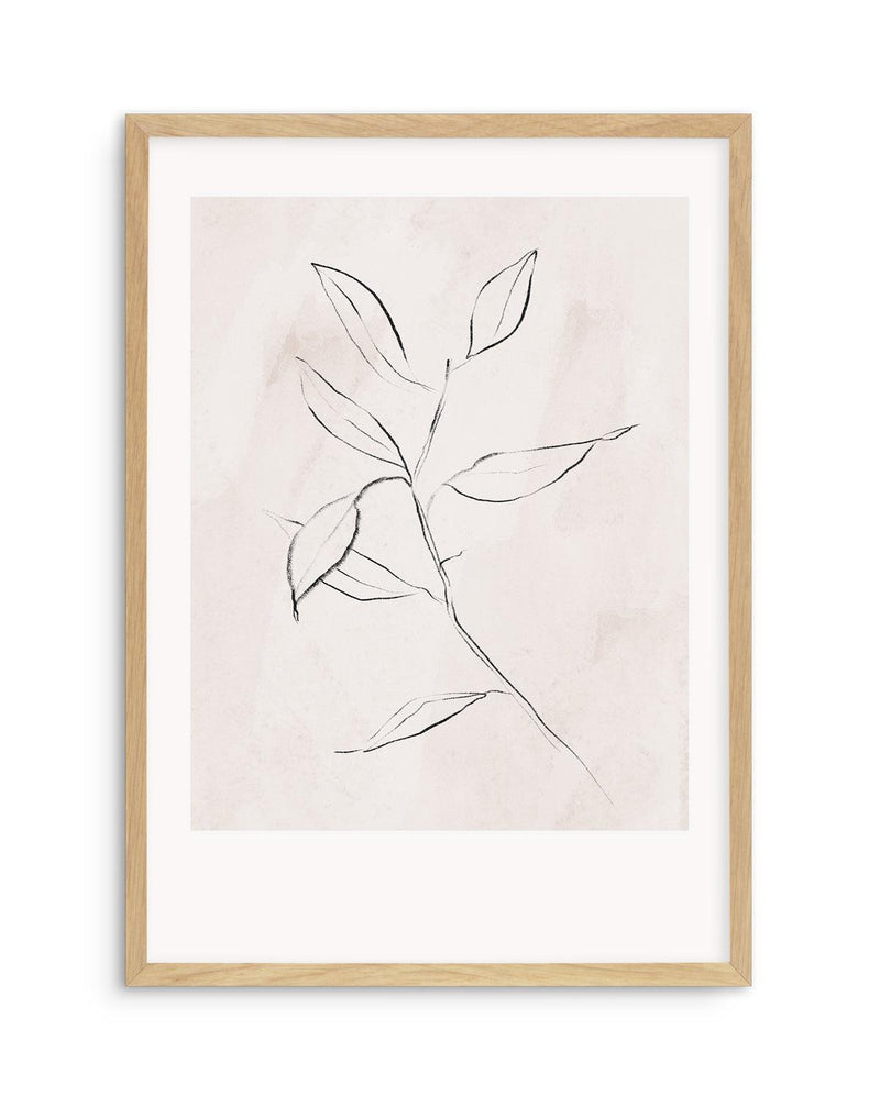 Le Jardin in Charcoal I Art Print-PRINT-Olive et Oriel-Olive et Oriel-A5 | 5.8" x 8.3" | 14.8 x 21cm-Oak-With White Border-Buy-Australian-Art-Prints-Online-with-Olive-et-Oriel-Your-Artwork-Specialists-Austrailia-Decorate-With-Coastal-Photo-Wall-Art-Prints-From-Our-Beach-House-Artwork-Collection-Fine-Poster-and-Framed-Artwork