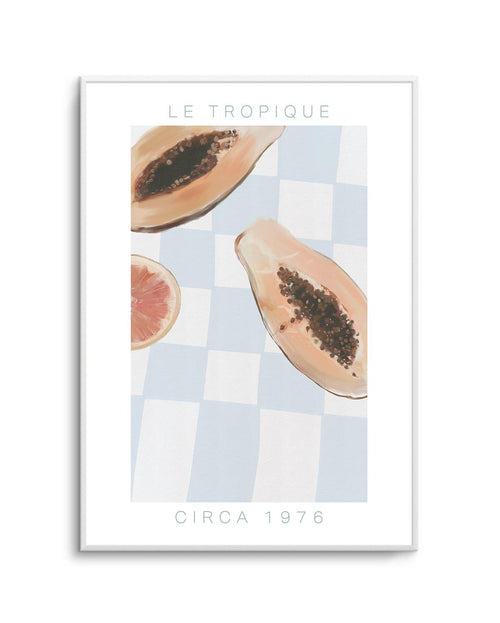 Le Tropique | Blue Art Print-PRINT-Olive et Oriel-Olive et Oriel-Buy-Australian-Art-Prints-Online-with-Olive-et-Oriel-Your-Artwork-Specialists-Austrailia-Decorate-With-Coastal-Photo-Wall-Art-Prints-From-Our-Beach-House-Artwork-Collection-Fine-Poster-and-Framed-Artwork