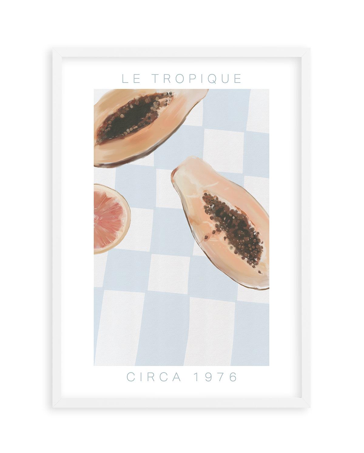 Le Tropique | Blue Art Print-PRINT-Olive et Oriel-Olive et Oriel-A5 | 5.8" x 8.3" | 14.8 x 21cm-White-With White Border-Buy-Australian-Art-Prints-Online-with-Olive-et-Oriel-Your-Artwork-Specialists-Austrailia-Decorate-With-Coastal-Photo-Wall-Art-Prints-From-Our-Beach-House-Artwork-Collection-Fine-Poster-and-Framed-Artwork