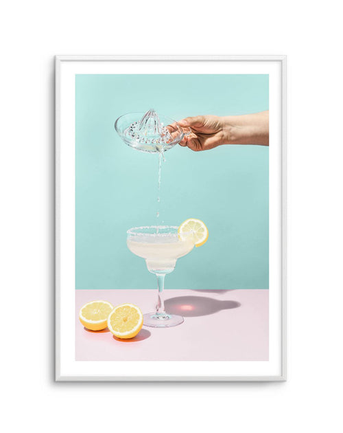 Lemon Margarita Art Print-PRINT-Olive et Oriel-Olive et Oriel-Buy-Australian-Art-Prints-Online-with-Olive-et-Oriel-Your-Artwork-Specialists-Austrailia-Decorate-With-Coastal-Photo-Wall-Art-Prints-From-Our-Beach-House-Artwork-Collection-Fine-Poster-and-Framed-Artwork