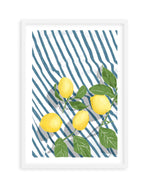 Lemon Still Life by Jenny Liz Rome Art Print-PRINT-Olive et Oriel-Jenny Liz Rome-A5 | 5.8" x 8.3" | 14.8 x 21cm-White-With White Border-Buy-Australian-Art-Prints-Online-with-Olive-et-Oriel-Your-Artwork-Specialists-Austrailia-Decorate-With-Coastal-Photo-Wall-Art-Prints-From-Our-Beach-House-Artwork-Collection-Fine-Poster-and-Framed-Artwork