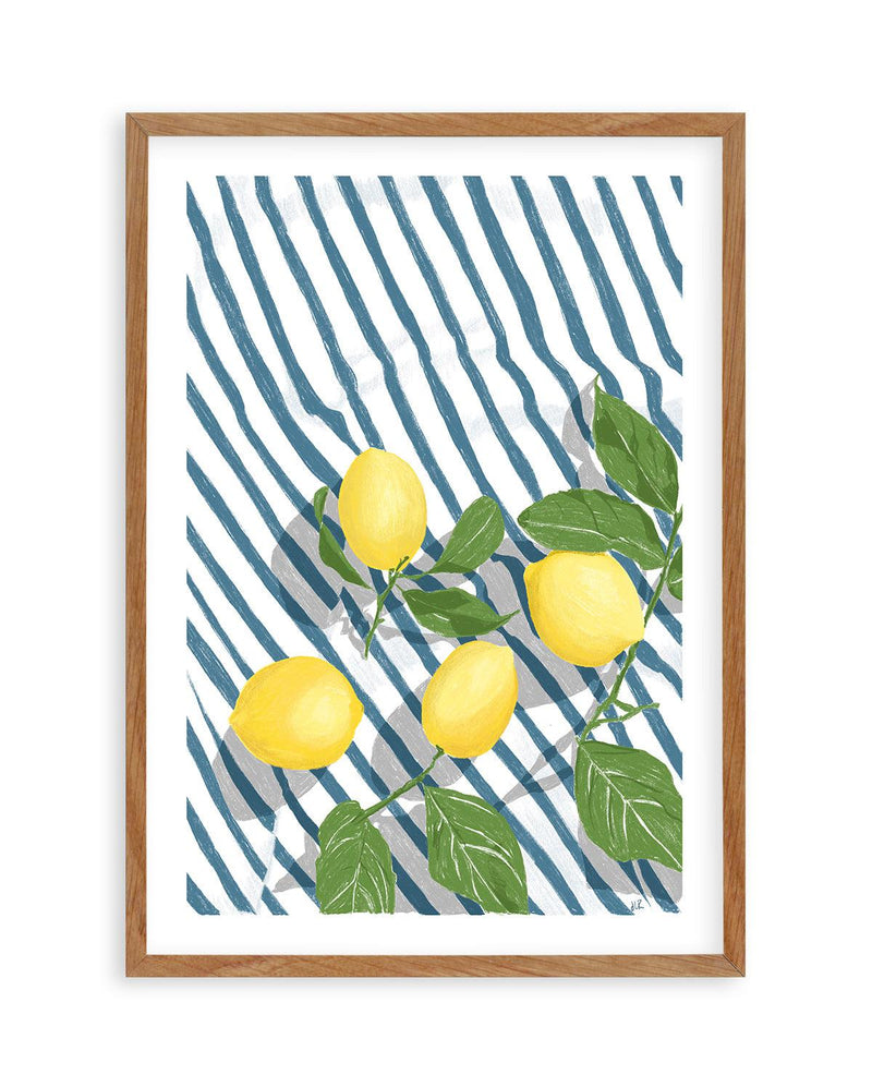 Lemon Still Life by Jenny Liz Rome Art Print-PRINT-Olive et Oriel-Jenny Liz Rome-50x70 cm | 19.6" x 27.5"-Walnut-With White Border-Buy-Australian-Art-Prints-Online-with-Olive-et-Oriel-Your-Artwork-Specialists-Austrailia-Decorate-With-Coastal-Photo-Wall-Art-Prints-From-Our-Beach-House-Artwork-Collection-Fine-Poster-and-Framed-Artwork