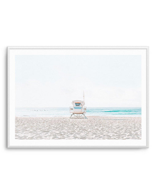 Lifeguard Tower | Bondi Art Print-PRINT-Olive et Oriel-Olive et Oriel-A5 | 5.8" x 8.3" | 14.8 x 21cm-Unframed Art Print-With White Border-Buy-Australian-Art-Prints-Online-with-Olive-et-Oriel-Your-Artwork-Specialists-Austrailia-Decorate-With-Coastal-Photo-Wall-Art-Prints-From-Our-Beach-House-Artwork-Collection-Fine-Poster-and-Framed-Artwork