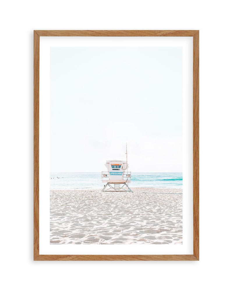 Lifeguard Tower, Bondi PT Art Print-PRINT-Olive et Oriel-Olive et Oriel-50x70 cm | 19.6" x 27.5"-Walnut-With White Border-Buy-Australian-Art-Prints-Online-with-Olive-et-Oriel-Your-Artwork-Specialists-Austrailia-Decorate-With-Coastal-Photo-Wall-Art-Prints-From-Our-Beach-House-Artwork-Collection-Fine-Poster-and-Framed-Artwork