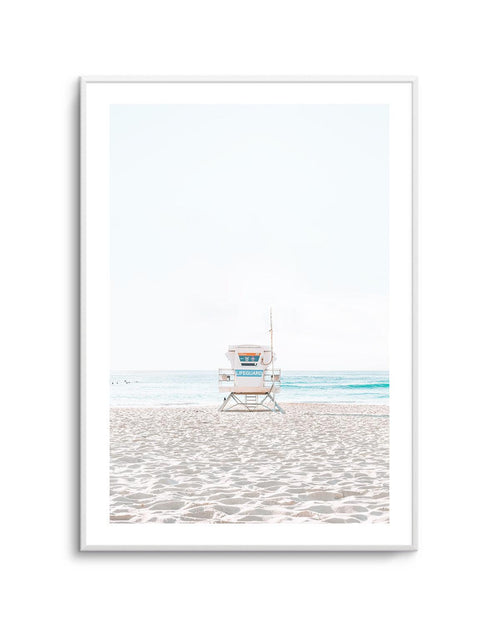 Lifeguard Tower, Bondi PT Art Print-PRINT-Olive et Oriel-Olive et Oriel-A5 | 5.8" x 8.3" | 14.8 x 21cm-Unframed Art Print-With White Border-Buy-Australian-Art-Prints-Online-with-Olive-et-Oriel-Your-Artwork-Specialists-Austrailia-Decorate-With-Coastal-Photo-Wall-Art-Prints-From-Our-Beach-House-Artwork-Collection-Fine-Poster-and-Framed-Artwork