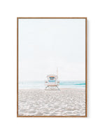 Lifeguard Tower, Bondi PT | Framed Canvas-CANVAS-You can shop wall art online with Olive et Oriel for everything from abstract art to fun kids wall art. Our beautiful modern art prints and canvas art are available from large canvas prints to wall art paintings and our proudly Australian artwork collection offers only the highest quality framed large wall art and canvas art Australia - You can buy fashion photography prints or Hampton print posters and paintings on canvas from Olive et Oriel and 
