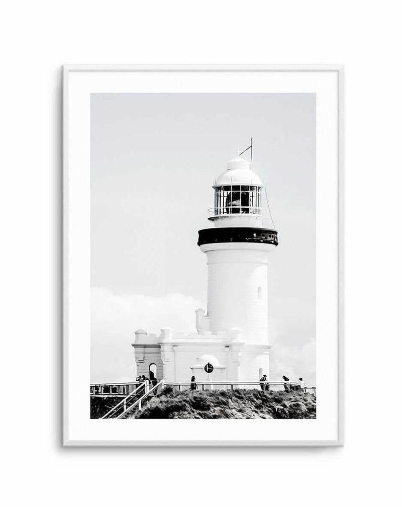 Lighthouse, Byron Bay | PT Art Print-PRINT-Olive et Oriel-Olive et Oriel-A4 | 8.3" x 11.7" | 21 x 29.7cm-Unframed Art Print-With White Border-Buy-Australian-Art-Prints-Online-with-Olive-et-Oriel-Your-Artwork-Specialists-Austrailia-Decorate-With-Coastal-Photo-Wall-Art-Prints-From-Our-Beach-House-Artwork-Collection-Fine-Poster-and-Framed-Artwork