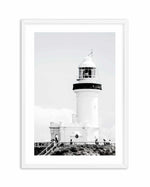 Lighthouse, Byron Bay | PT Art Print-PRINT-Olive et Oriel-Olive et Oriel-A4 | 8.3" x 11.7" | 21 x 29.7cm-White-With White Border-Buy-Australian-Art-Prints-Online-with-Olive-et-Oriel-Your-Artwork-Specialists-Austrailia-Decorate-With-Coastal-Photo-Wall-Art-Prints-From-Our-Beach-House-Artwork-Collection-Fine-Poster-and-Framed-Artwork