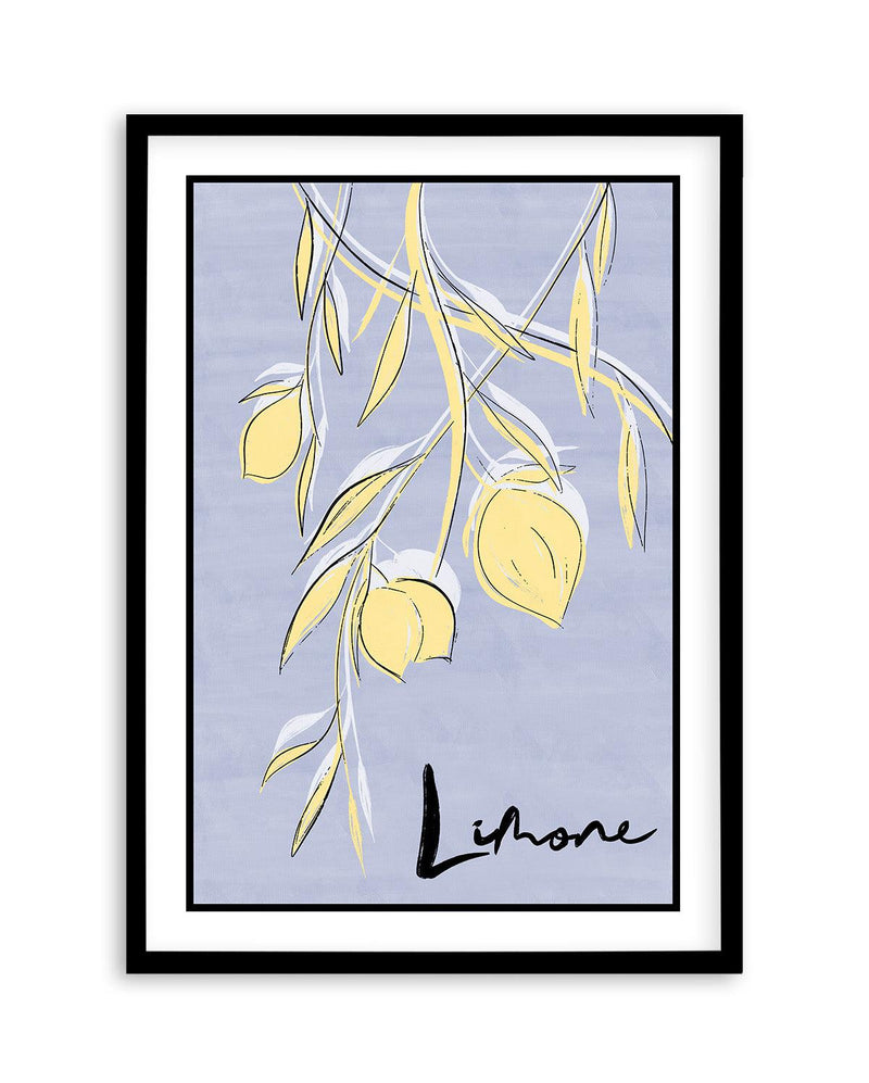 Limone Art Print-PRINT-Olive et Oriel-Olive et Oriel-A5 | 5.8" x 8.3" | 14.8 x 21cm-Black-With White Border-Buy-Australian-Art-Prints-Online-with-Olive-et-Oriel-Your-Artwork-Specialists-Austrailia-Decorate-With-Coastal-Photo-Wall-Art-Prints-From-Our-Beach-House-Artwork-Collection-Fine-Poster-and-Framed-Artwork