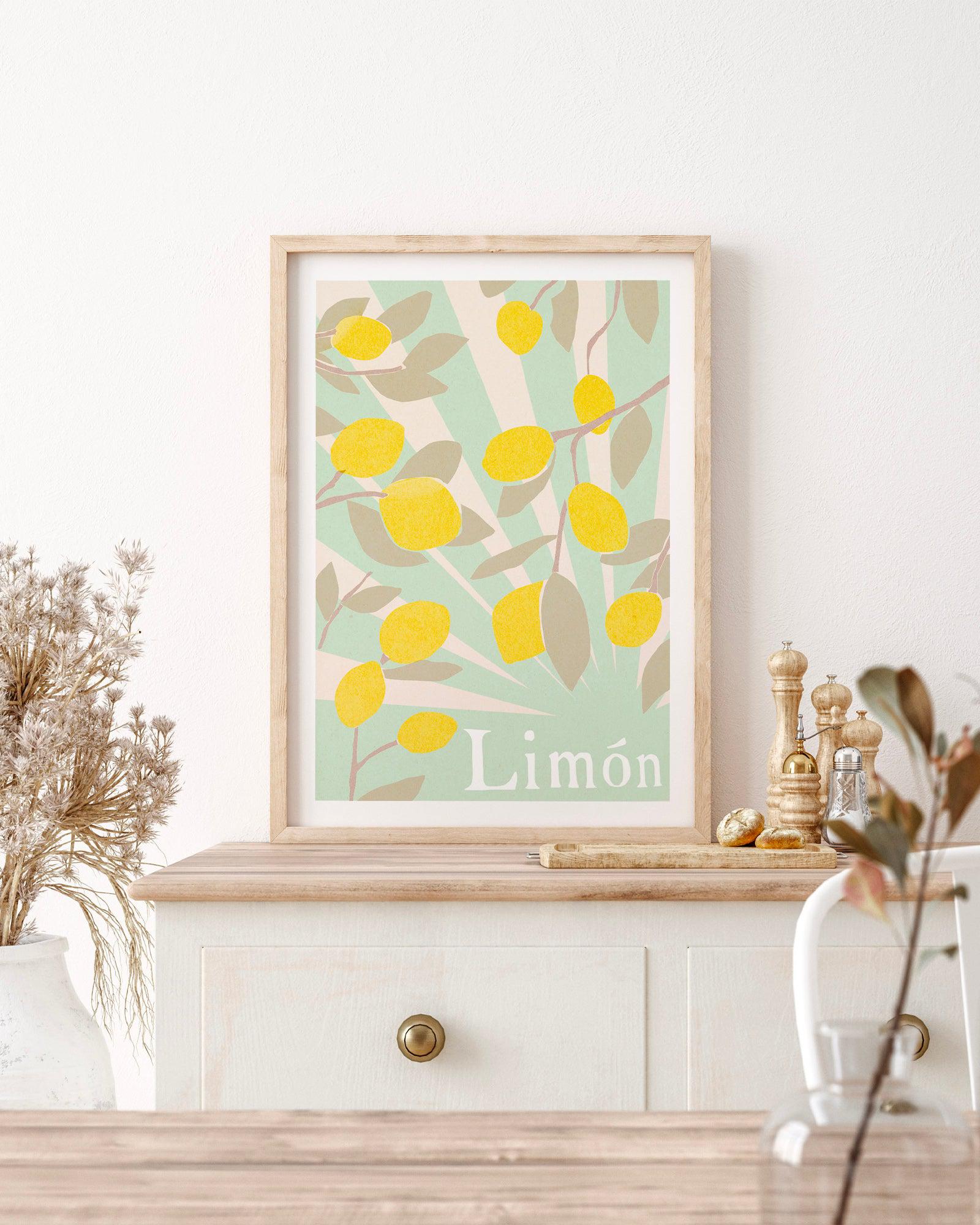 LimoˆšÃ‰ˆšÃ–n en Menta I Art Print-PRINT-Olive et Oriel-Olive et Oriel-Buy-Australian-Art-Prints-Online-with-Olive-et-Oriel-Your-Artwork-Specialists-Austrailia-Decorate-With-Coastal-Photo-Wall-Art-Prints-From-Our-Beach-House-Artwork-Collection-Fine-Poster-and-Framed-Artwork