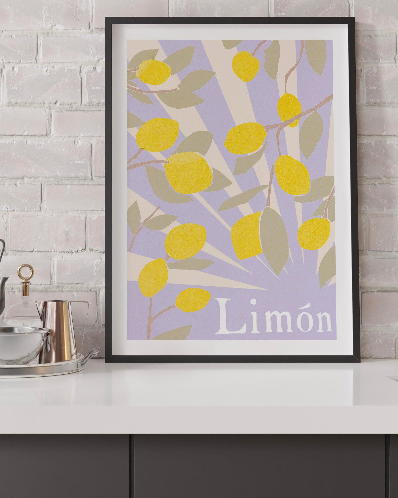 LimoˆšÃ‰ˆšÃ–n en Violeta I Art Print-PRINT-Olive et Oriel-Olive et Oriel-Buy-Australian-Art-Prints-Online-with-Olive-et-Oriel-Your-Artwork-Specialists-Austrailia-Decorate-With-Coastal-Photo-Wall-Art-Prints-From-Our-Beach-House-Artwork-Collection-Fine-Poster-and-Framed-Artwork