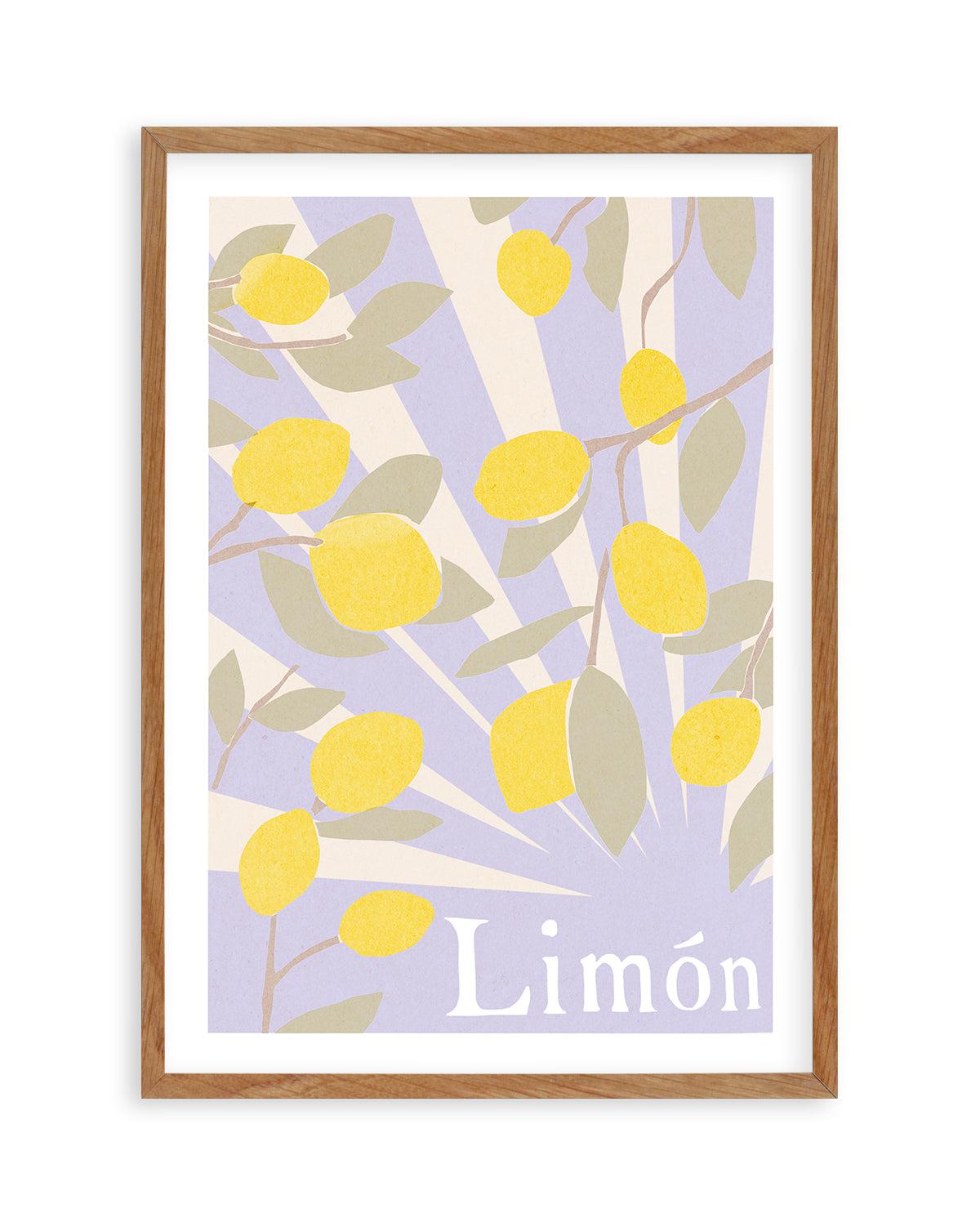 LimoˆšÃ‰ˆšÃ–n en Violeta I Art Print-PRINT-Olive et Oriel-Olive et Oriel-50x70 cm | 19.6" x 27.5"-Walnut-With White Border-Buy-Australian-Art-Prints-Online-with-Olive-et-Oriel-Your-Artwork-Specialists-Austrailia-Decorate-With-Coastal-Photo-Wall-Art-Prints-From-Our-Beach-House-Artwork-Collection-Fine-Poster-and-Framed-Artwork