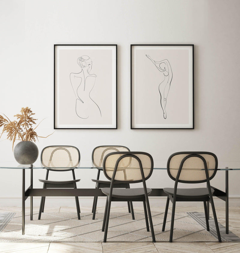 Line Figure I Art Print-PRINT-Olive et Oriel-Olive et Oriel-Buy-Australian-Art-Prints-Online-with-Olive-et-Oriel-Your-Artwork-Specialists-Austrailia-Decorate-With-Coastal-Photo-Wall-Art-Prints-From-Our-Beach-House-Artwork-Collection-Fine-Poster-and-Framed-Artwork