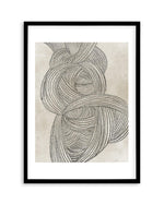 Linear Waves in Sage II Art Print-PRINT-Olive et Oriel-Olive et Oriel-A5 | 5.8" x 8.3" | 14.8 x 21cm-Black-With White Border-Buy-Australian-Art-Prints-Online-with-Olive-et-Oriel-Your-Artwork-Specialists-Austrailia-Decorate-With-Coastal-Photo-Wall-Art-Prints-From-Our-Beach-House-Artwork-Collection-Fine-Poster-and-Framed-Artwork