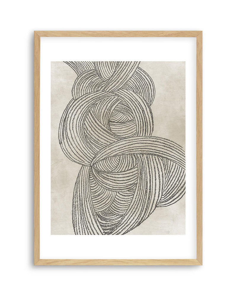 Linear Waves in Sage II Art Print-PRINT-Olive et Oriel-Olive et Oriel-A5 | 5.8" x 8.3" | 14.8 x 21cm-Oak-With White Border-Buy-Australian-Art-Prints-Online-with-Olive-et-Oriel-Your-Artwork-Specialists-Austrailia-Decorate-With-Coastal-Photo-Wall-Art-Prints-From-Our-Beach-House-Artwork-Collection-Fine-Poster-and-Framed-Artwork