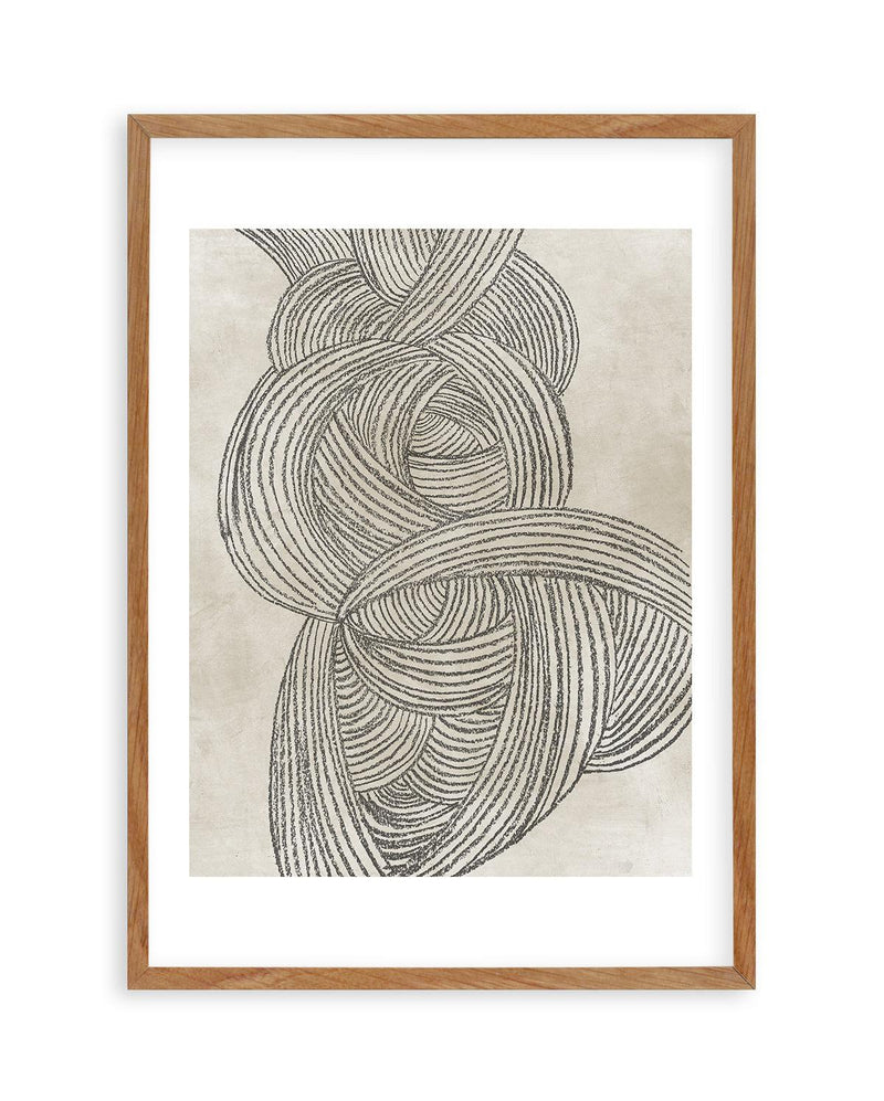 Linear Waves in Sage II Art Print-PRINT-Olive et Oriel-Olive et Oriel-50x70 cm | 19.6" x 27.5"-Walnut-With White Border-Buy-Australian-Art-Prints-Online-with-Olive-et-Oriel-Your-Artwork-Specialists-Austrailia-Decorate-With-Coastal-Photo-Wall-Art-Prints-From-Our-Beach-House-Artwork-Collection-Fine-Poster-and-Framed-Artwork