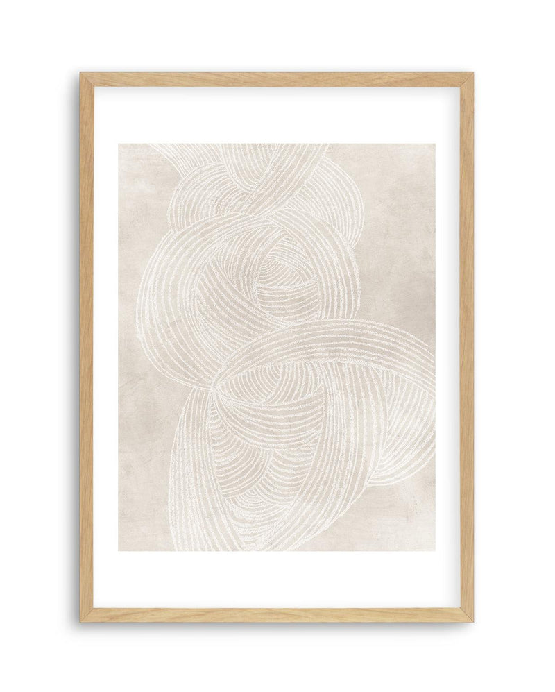 Linear Waves in Sand II Art Print-PRINT-Olive et Oriel-Olive et Oriel-A5 | 5.8" x 8.3" | 14.8 x 21cm-Oak-With White Border-Buy-Australian-Art-Prints-Online-with-Olive-et-Oriel-Your-Artwork-Specialists-Austrailia-Decorate-With-Coastal-Photo-Wall-Art-Prints-From-Our-Beach-House-Artwork-Collection-Fine-Poster-and-Framed-Artwork