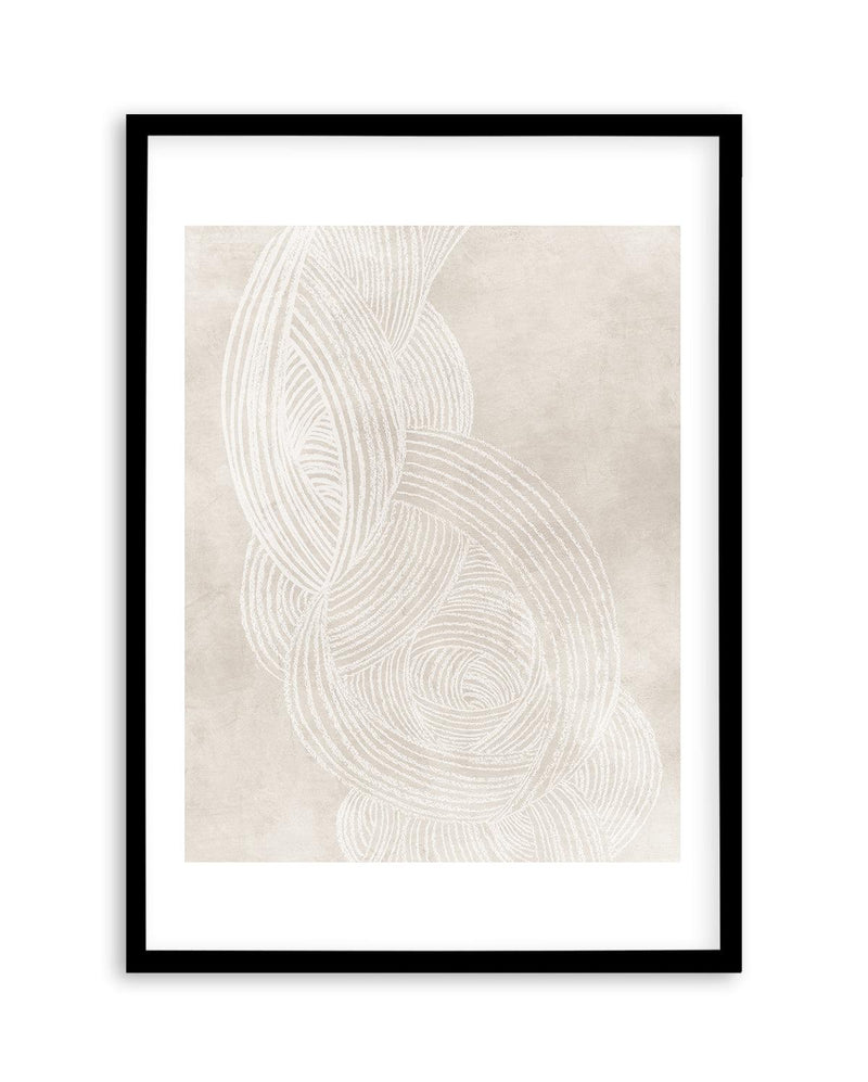 Linear Waves in Sand III Art Print-PRINT-Olive et Oriel-Olive et Oriel-A5 | 5.8" x 8.3" | 14.8 x 21cm-Black-With White Border-Buy-Australian-Art-Prints-Online-with-Olive-et-Oriel-Your-Artwork-Specialists-Austrailia-Decorate-With-Coastal-Photo-Wall-Art-Prints-From-Our-Beach-House-Artwork-Collection-Fine-Poster-and-Framed-Artwork