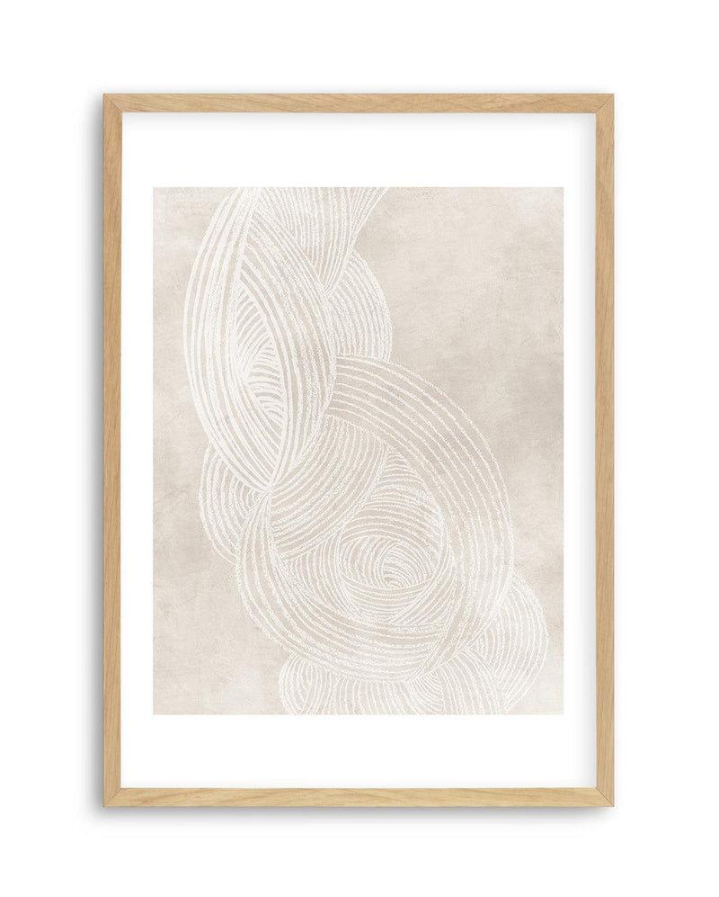 Linear Waves in Sand III Art Print-PRINT-Olive et Oriel-Olive et Oriel-A5 | 5.8" x 8.3" | 14.8 x 21cm-Oak-With White Border-Buy-Australian-Art-Prints-Online-with-Olive-et-Oriel-Your-Artwork-Specialists-Austrailia-Decorate-With-Coastal-Photo-Wall-Art-Prints-From-Our-Beach-House-Artwork-Collection-Fine-Poster-and-Framed-Artwork